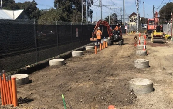 Building Foundation Works Sandringham Substation – Multiworks