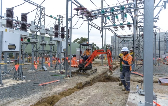 Cable Trenching Works – Bairnsdale Substation
