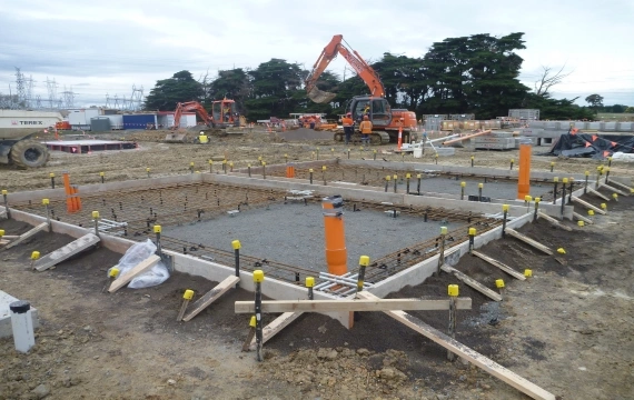 Cranbourne Zone Substation Concrete Footing Construction – Multiworks