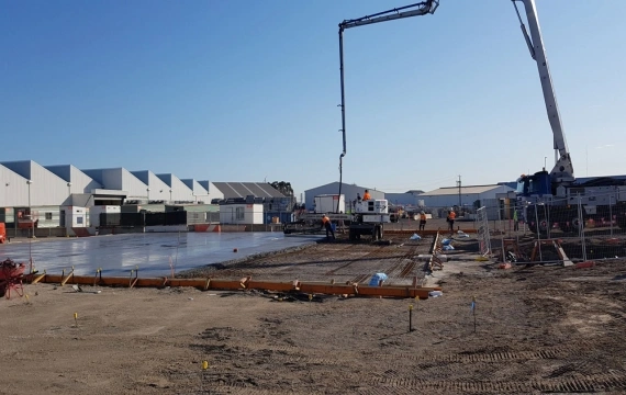 New Landscaped Areas and Parking – Cawley Road Industrial Park