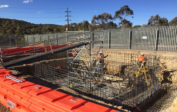 New Primary Spill Oil Tanks Construction - Beryl & Mount Piper Substations
