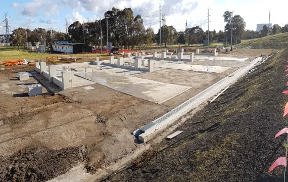 Pad Footings & Precast Concrete Panels Installation – South Morang Substation